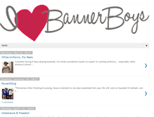 Tablet Screenshot of ilovebannerboys.com